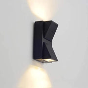 Venkovní nástěnné LED svítidlo Kirima 6W Black Venkovní nástěnné svítidlo Výchozí název Alessandro Design