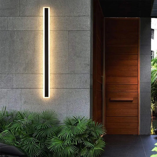 Venkovní nástěnné LED svítidlo Salma, 12W, IP65, kov, černá Venkovní nástěnné svítidlo Výchozí název Alessandro Design