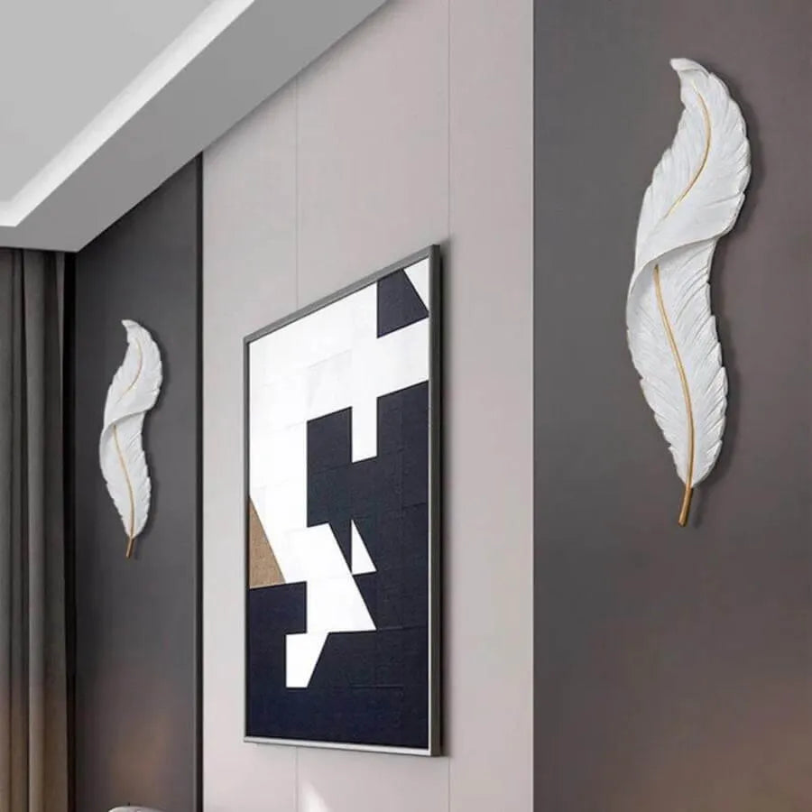 Esther LED nástěnné svítidlo, tvar klínu, 36W, 87cm Bílá/zlatá Vnitřní nástěnné svítidlo Výchozí název Alessandro Design