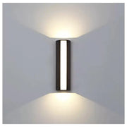 Vnější nástěnné LED svítidlo Berfin, 7W, 3000K, černá, kovová vnitřní nástěnná svítidla Výchozí název Alessandro Design