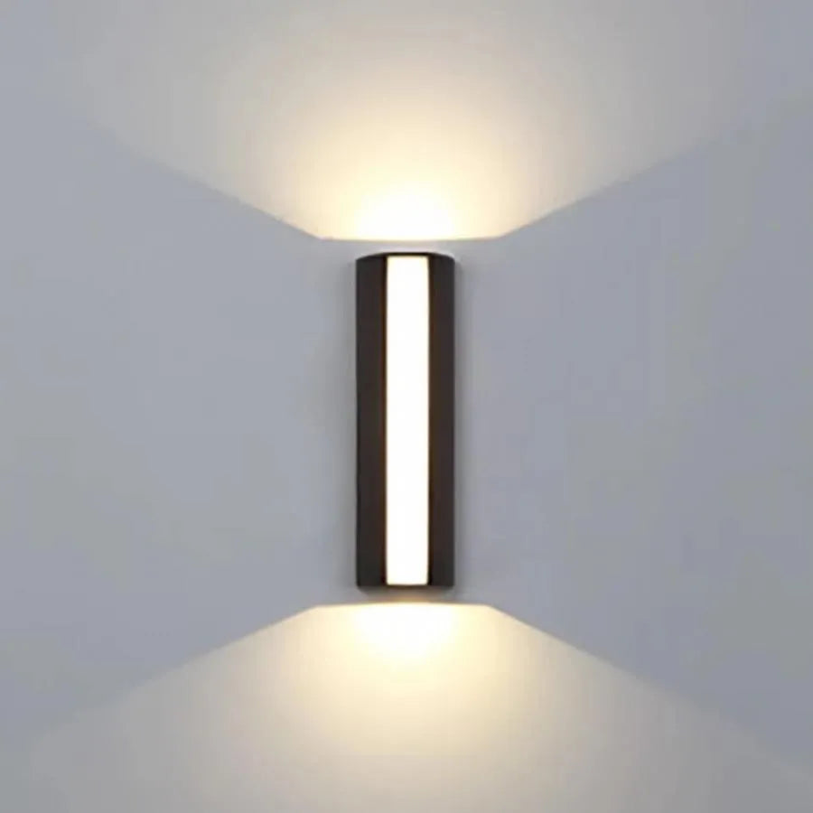 Venkovní nástěnné LED svítidlo Carina, 20W, černá, 3000K, kov Venkovní nástěnná svítidla Výchozí název Alessandro Design