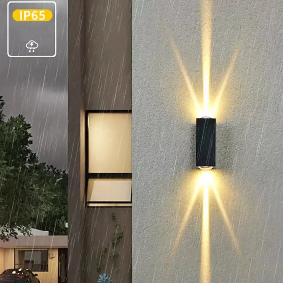 Celsis 6W černé venkovní nástěnné LED svítidlo Výchozí název Alessandro Design