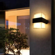 Venkovní nástěnné LED svítidlo Kennedy 12W Bílá Černá Venkovní nástěnná svítidla Výchozí název Alessandro Design