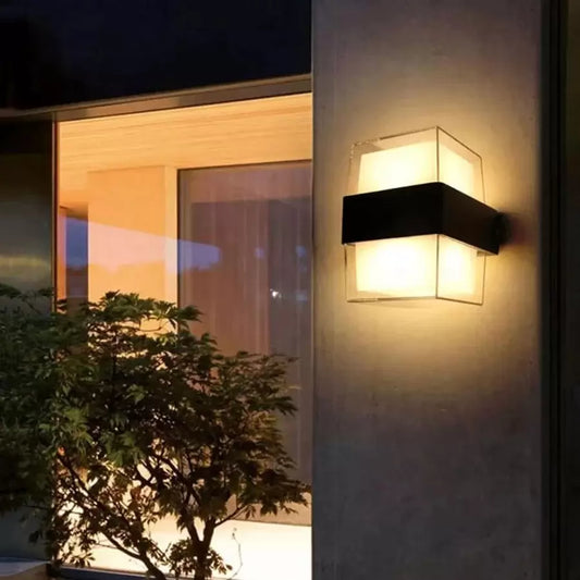 Venkovní nástěnné LED svítidlo Kennedy 12W Bílá Černá Venkovní nástěnná svítidla Výchozí název Alessandro Design