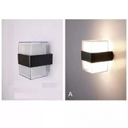 Venkovní nástěnné LED svítidlo Kennedy 12W Bílá Černá Venkovní nástěnná svítidla Výchozí název Alessandro Design