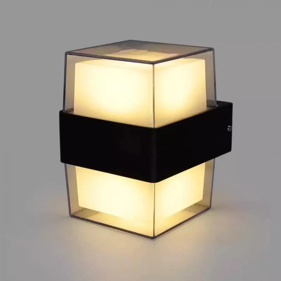 Venkovní nástěnné LED svítidlo Kennedy 12W Bílá Černá Venkovní nástěnná svítidla Výchozí název Alessandro Design