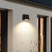 Vnější LED Matthias 5W Černé Teplé světlo Venkovní nástěnná lampa Výchozí název Alessandro Design