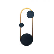 Gruvix LED nástěnné svítidlo, 26W, zlaté s černou, studené/teplé/neutrální světlo Vnitřní nástěnná svítidla Výchozí název Alessandro Design