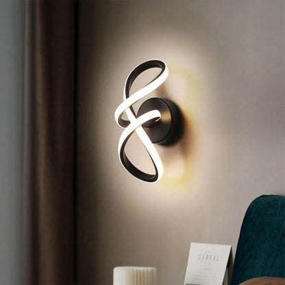 Isaura LED nástěnné svítidlo 23W Bílá Černá Vnitřní nástěnná svítidla Výchozí název Alessandro Design
