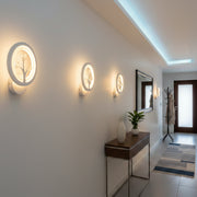 DAISY LED nástěnné svítidlo, 14W, studené/teplé/neutrální světlo, bílé s Crystal Vnitřní nástěnná svítidla Výchozí název Alessandro Design