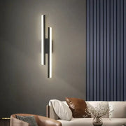 Lyra LED nástěnné svítidlo, 18W, akryl, černá bílá Vnitřní nástěnná svítidla Výchozí název Alessandro Design