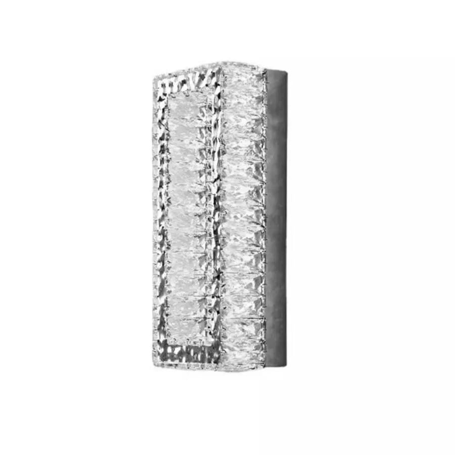 Crystal Mefisto LED nástěnné svítidlo 24W Silver Vnitřní nástěnná svítidla Výchozí název Alessandro Design