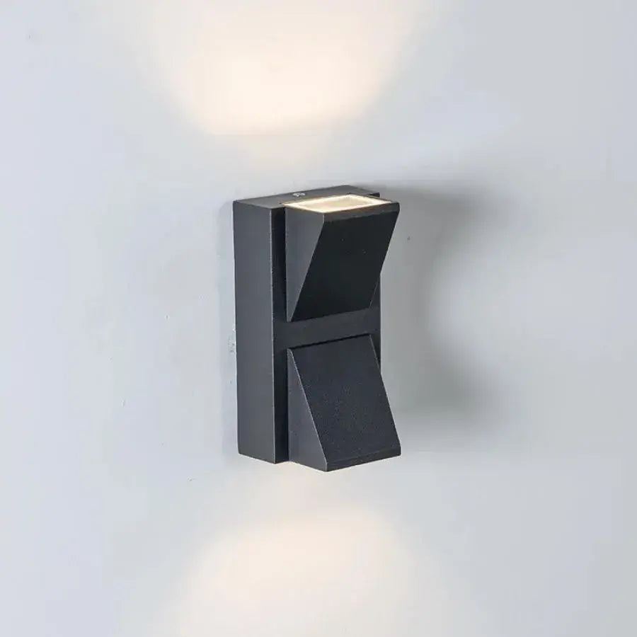 Venkovní nástěnné světlo Scarlet LED, 6W, černá, kov, IP65, 3000K Venkovní nástěnná světla Výchozí název Alessandro Design