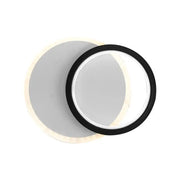 SMALON LED nástěnné svítidlo 26W, 2 kruhy, studené/teplé/neutrální světlo, černá bílá LED lustr Výchozí název Alessandro Design