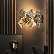 Nástěnné svítidlo Yasmina 2xE14, kov a krystal, chrom Vnitřní nástěnná svítidla Výchozí název Alessandro Design