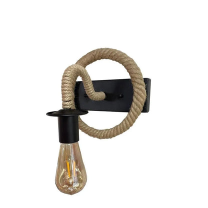Nástěnná lampa Yolanda 1x E27 Hnědá Černá Vnitřní nástěnná svítidla Výchozí název Alessandro Design