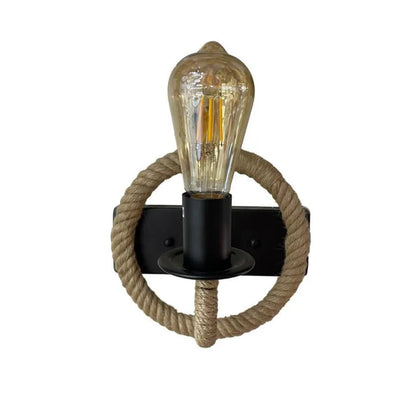 Nástěnná lampa Yolanda 1x E27 Hnědá Černá Vnitřní nástěnná svítidla Výchozí název Alessandro Design