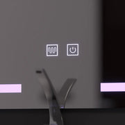 Obdélníkové LED zrcadlo 60x80cm, Touch Vesta, Demist System, Stmívatelné koupelnové zrcadlo s LED a Demist Výchozí název Alessandro Design