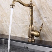 Kuchyňská baterie, sanitární mosaz, starožitné zlato, OD/2046 Koupelnové baterie Výchozí název Alessandro Design