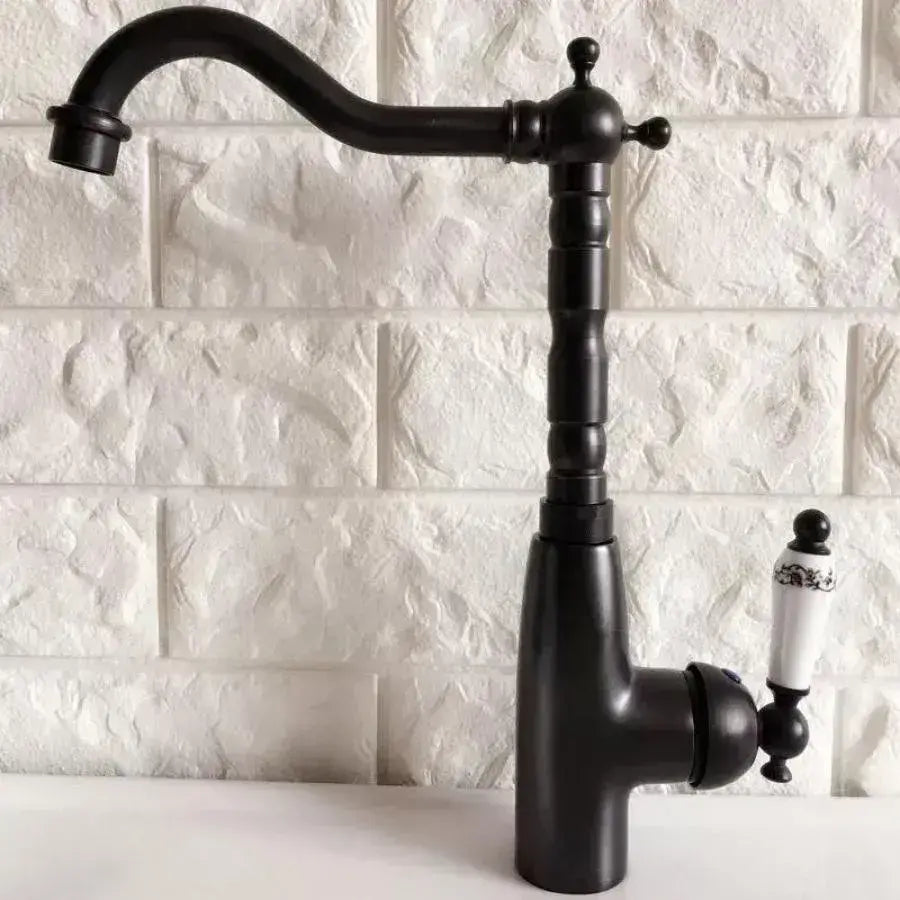 Kuchyňská baterie, sanitární mosaz, černá, OD/2051 Kuchyňské baterie Výchozí název Alessandro Design