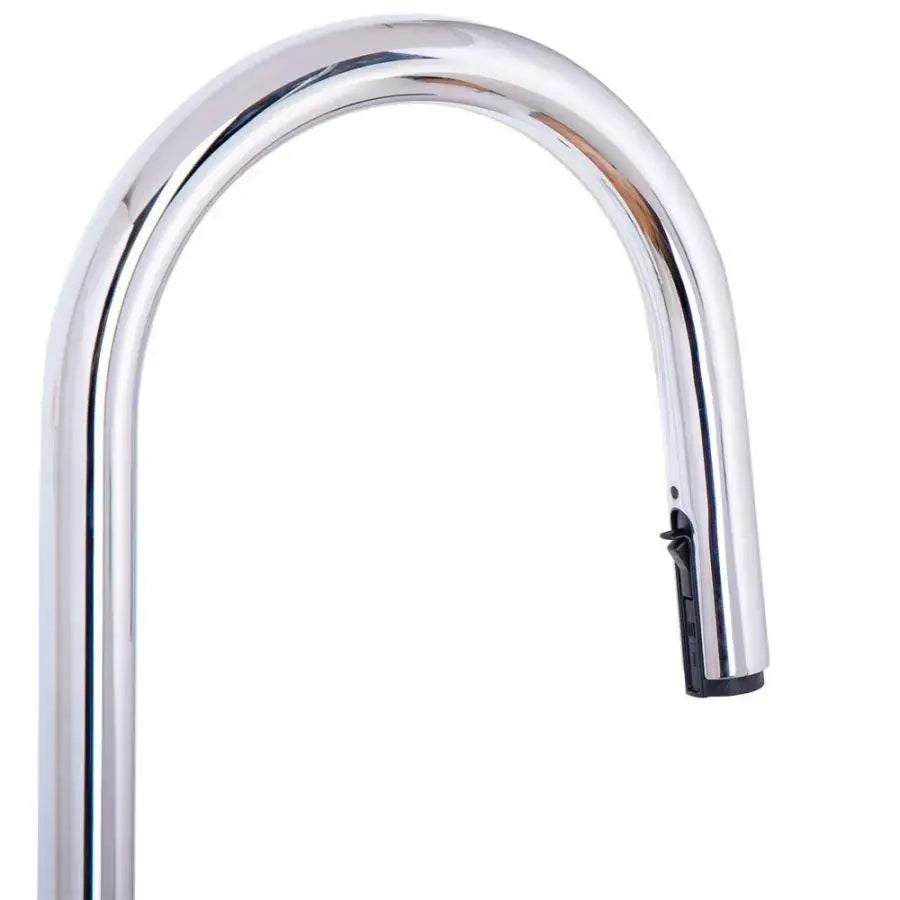Kuchyňská baterie s výsuvnou sprchou, SUS304 Nerezová ocel, Chrome, FJ5543 Kuchyňské baterie Výchozí název Alessandro Design