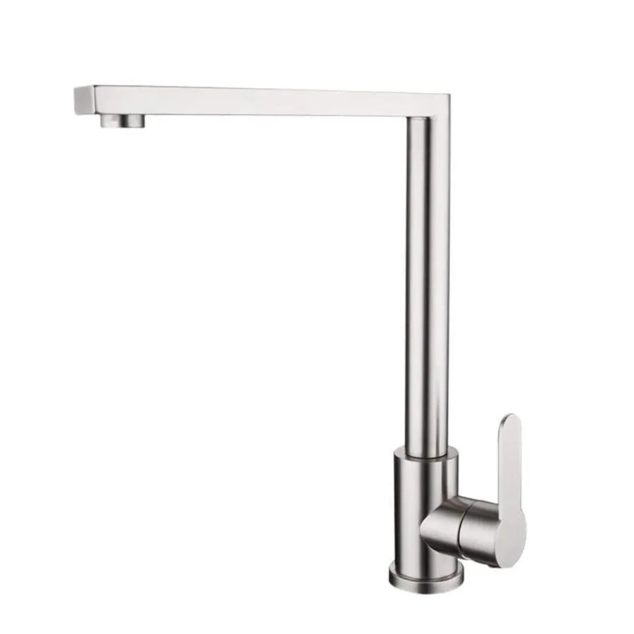 Kuchyňská baterie z nerezové oceli Stříbrná Kuchyňská baterie Výchozí název Alessandro Design