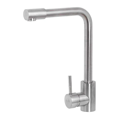 Kuchyňská baterie s otočnou baterií, Jednopáková, Nerezová ocel SUS304, Satin finish, CF003 Kuchyňské baterie Výchozí název Alessandro Design