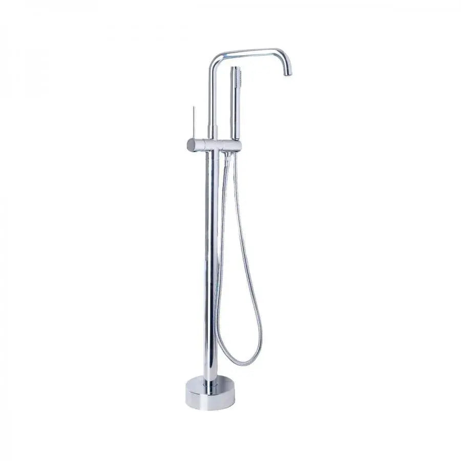 Podlahová baterie se sprejem a hadicí, sanitární mosaz, chrom, CF2039 Baterie a sprchové sloupy Výchozí název Alessandro Design