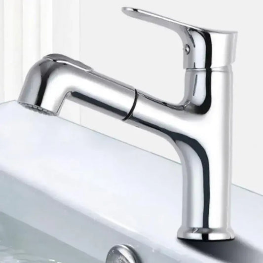 Baterie s vytahovací sprchou, sanitární mosaz, chrom, WZY108/B Koupelnové baterie Výchozí název Alessandro Design