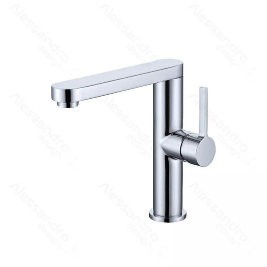 Umyvadlová baterie, sanitární mosaz, Chrome, 9107 Koupelnové baterie Výchozí název Alessandro Design
