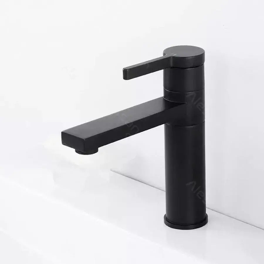 Umyvadlová baterie, sanitární mosaz, černá, 7207H Koupelnové baterie Výchozí název Alessandro Design
