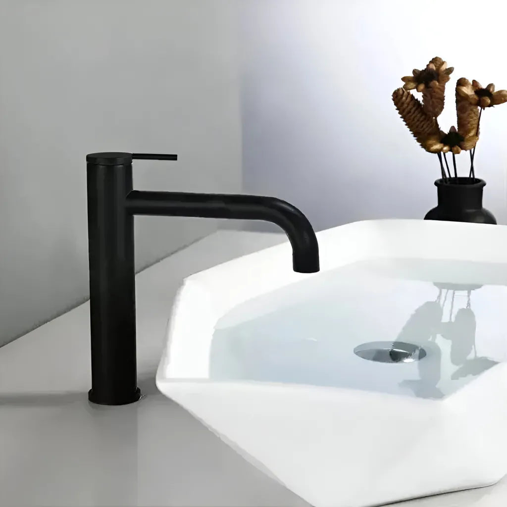 Umyvadlová baterie, sanitární mosaz, černá, 7237H Koupelnové baterie Výchozí název Alessandro Design