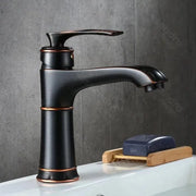 Dřezová baterie, kov, černá, OD01/B Koupelnové baterie Výchozí název Alessandro Design