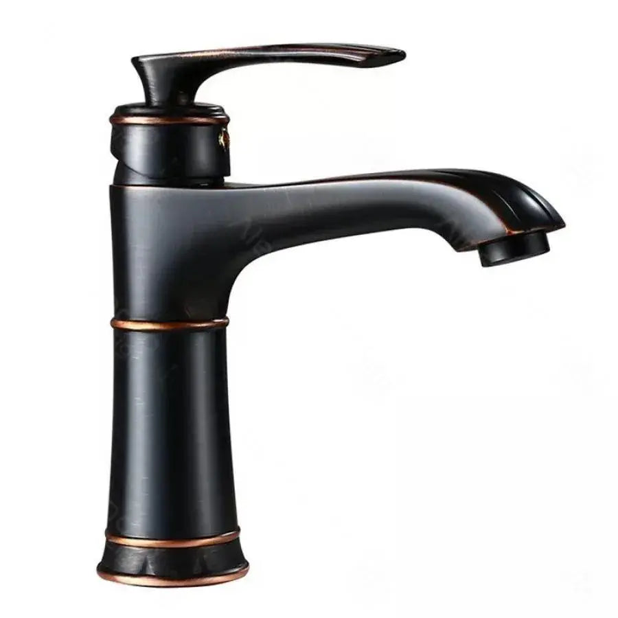 Dřezová baterie, kov, černá, OD01/B Koupelnové baterie Výchozí název Alessandro Design
