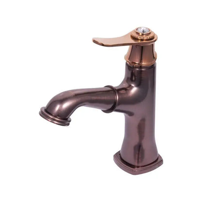 Umyvadlová baterie s výsuvnou sprchou, sanitární mosaz, hnědá, OD/2037 Koupelnové baterie Výchozí název Alessandro Design