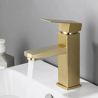 Zlatá nerezová dřezová baterie ZY1007 Koupelnové baterie Výchozí název Alessandro Design