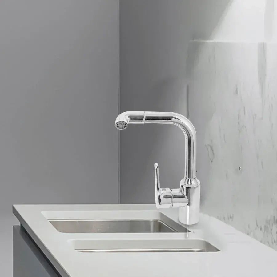 Dřezová baterie, Chrome, CP101 Kuchyňské baterie Výchozí název Alessandro Design
