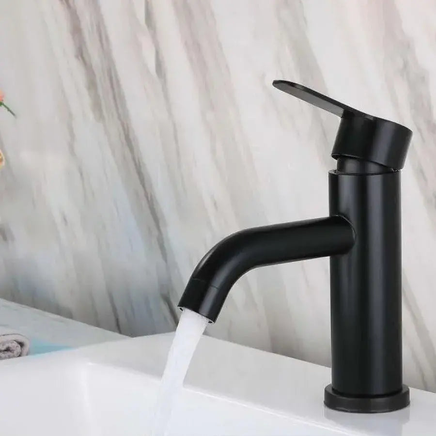 Dřezová baterie, SUS304 Nerezová ocel, Černá, HS/LY007 Koupelnové baterie Výchozí název Alessandro Design
