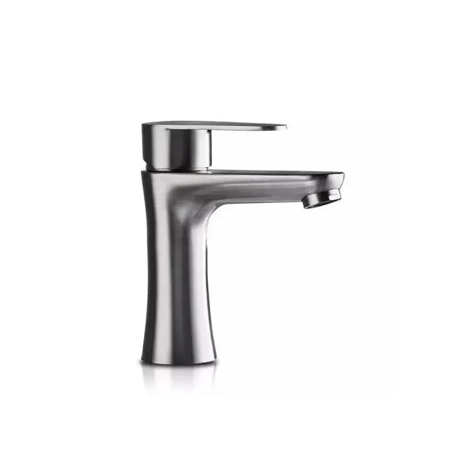 Umyvadlová baterie, kartáčovaná nerezová ocel, armatury, upevňovací sada, MP005 koupelnové baterie Výchozí název Alessandro Design