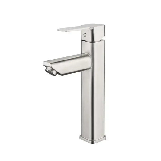 Dřezová baterie, SUS304 Nerezová ocel, Satin, MP014 Koupelnové baterie Výchozí název Alessandro Design