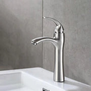 Dřezová baterie, SUS304 Nerezová ocel, Satin, MP016 Koupelnové baterie Výchozí název Alessandro Design