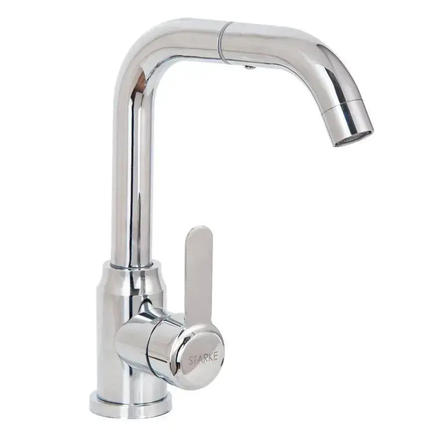 Dřezová baterie s otočným výtokem, Chrome, CP107 Kuchyňské baterie Výchozí název Alessandro Design