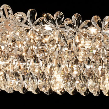 Křišťálový lustr Regalis 11x E14, průměr 85 cm, lesklé zlato, nastavitelná výška, kov a křišťál