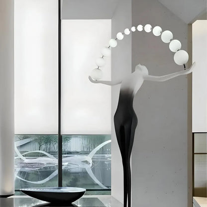 Anatolio LED stojací lampa 24W 4000KMetal Černá veioze a stojací lampa Výchozí název Alessandro Design