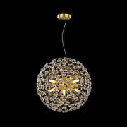 Křišťálový lustr MINUET 9x G9, průměr 50 cm, lesklé zlato, nastavitelná výška Moderní lustry Výchozí název Alessandro Design