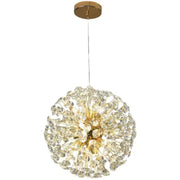 Křišťálový lustr MINUET 9x G9, průměr 50 cm, lesklé zlato, nastavitelná výška Moderní lustry Výchozí název Alessandro Design