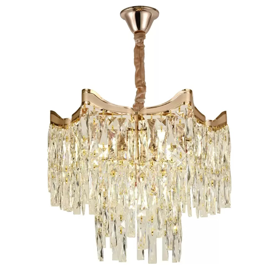 Cristal Candelabra Bellamy 5x E27 Gold Cristal Candelabra Výchozí název Alessandro Design