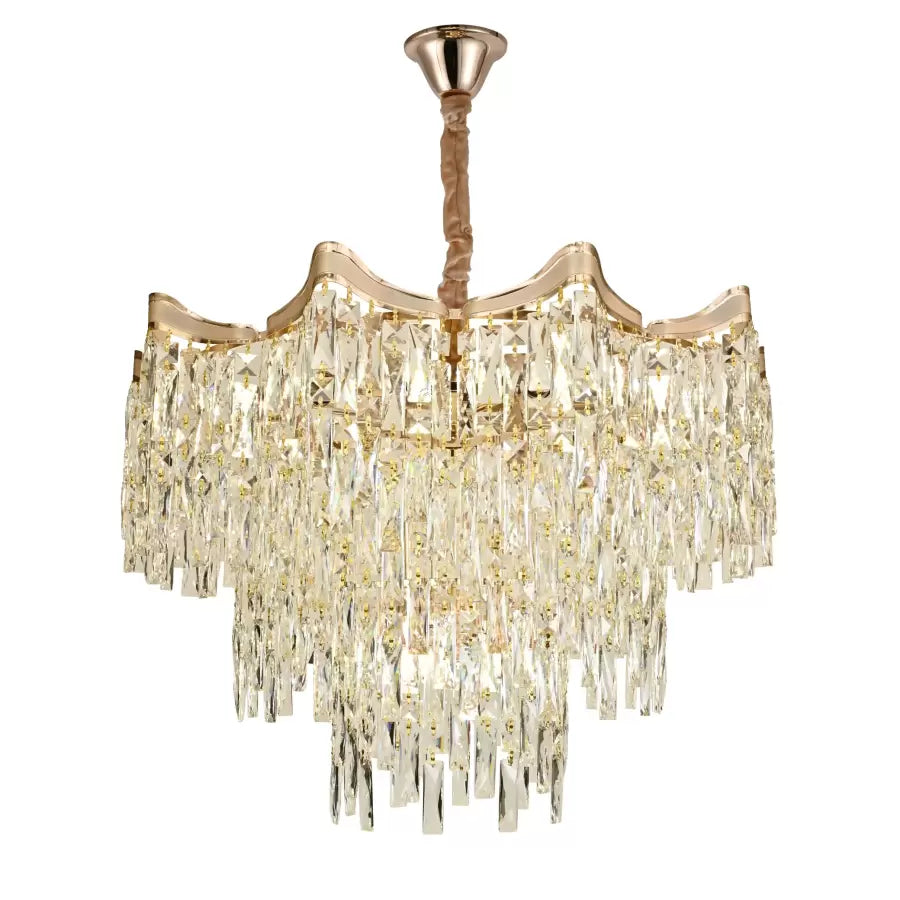 Bennett Cristal Candelabra 10x E27 Gold Cristal Candelabra Výchozí název Alessandro Design