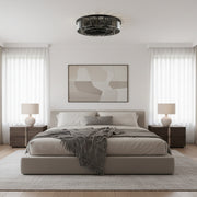 Křišťálový lustr Brady Ø40 cm, 6xE14, šedá Křišťálové lustry Výchozí název Alessandro Design