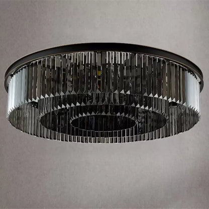 Křišťálový svícen Brady Ø60cm, 18xE14, Kruhový, Šedý Křišťálový svícen Výchozí název Alessandro Design